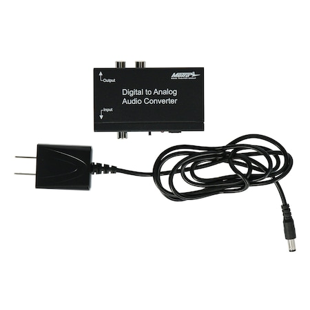 Metra Digital TOSLINK/Optical SPDIF to RCA Audio Converter CS-DAC2